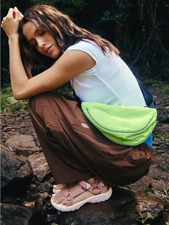 FP Movement by Free People Handbags - FP Movement by Free People Lime Green Crossbody Belt Bag